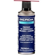 Preparat środek czyszczenia zamków kłódek wkładek smar spray GERDA 400ml