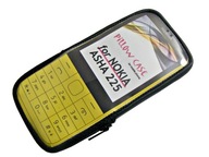 Etui Pillow Case satyna na zamek Nokia 225 czarny