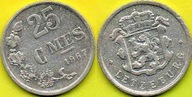 LUKSEMBURG 25 Centimes 1967 r.