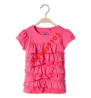C&A T-shirt bluzeczka FALBANKI koronka 128 NOW