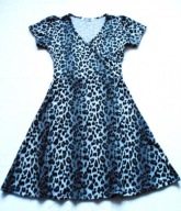 SMASH SUKIENKA DZIANINA CĘTKI PANTERKA M/L 38/40