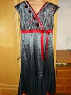 Sukienka Kati 42 kopertowa suknia maxi wieczorowa jak nowa