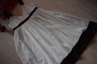 *F & F* SUKIENKA BIAŁA LETNIA NA RAMIĄCZKA _42