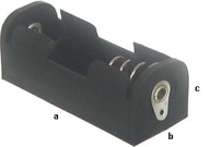 Pojemnik koszyk na baterię 1 x R08 UM5 N-size BC5