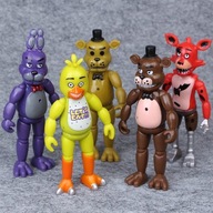 ZESTAW FIGUREK 5 freddy's at night FOXY 5 SZTUK