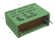 Kondensator poliestrowy 680nF/250V AC X2 - 1 sztuka