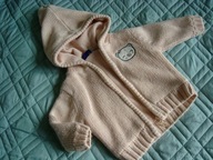 SWETEREK PRZEJŚCIOWY JAK NOWY KAPTUR 62-68 CM 3-6M