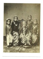 Pocztówka - Mali indonezyjscy książęta / Jawa, ok.1870