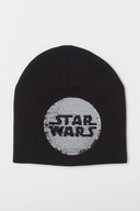 H&M CZAPKA STAR WARS ODWRACANE CEKINY 104