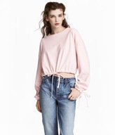 H&M TREND TOP BLUZKA PUDROWA WIĄZANA 38 OSTATN