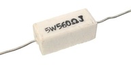 Rezystor mocy 5W ceramiczny 560 ohm - 3 sztuki