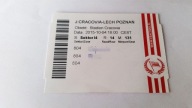 bilet CRACOVIA Kraków - LECH Poznań 04.10.2015