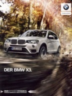 BMW seria X3 prospekt 2017 Szwajcaria