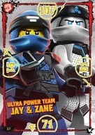 karta nr 37 ultra power team Lego Ninjago seria 3