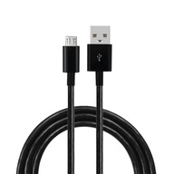 KABEL USB - microUSB 1,2M USB DO microUSB TYPU B ŁADOWANIE CZARNY