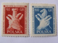 Polska - MŚ Szachowe Głuchych - Fi. 810-11 **