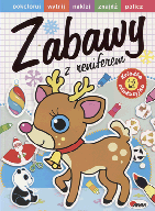 Zabawy z reniferem Książka edukacyjna AWM