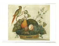 Karnet - A.M. Randall, Kosz owoców i papuga ...