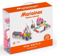 MARIOINEX klocki MINI WAFFLE wafle KONSTRUKTOR 140 dziewczynka pociąg NOWE