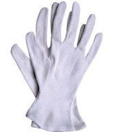 Rukavice bavlnené rukavice biele kozmetické