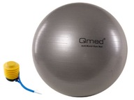 Piłka klasyczna Qmed 85 cm odcienie szarości