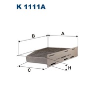 Filtron K 1111A Filtr, wentylacja przestrzeni pasażerskiej