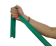 Cvičenie gumy pásky 2,5 m Priemer Zelená QMED