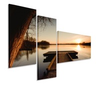 Obrázok Triptych 150x100 Canvas Sunset