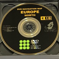 Mapa do nawigacji Europa Lexus płyta CD/DVD