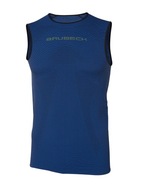 Koszulka treningowa bez rękawów Brubeck XL odcienie niebieskiego
