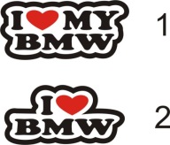 I my bmw для выбору наклейка фото, цена