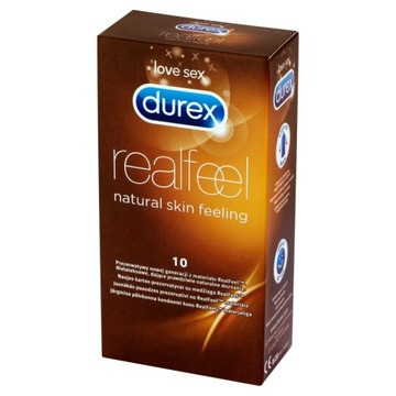 ПРЕЗЕРВАТИВЫ DUREX REAL FEEL 10 ШТ.