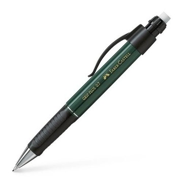 Карандаш механический FABER-CASTELL с ластиком для стилуса Grip Plus 0,7 ЗЕЛЕНЫЙ