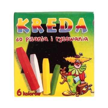 Kreda kolorowa kwadratowa