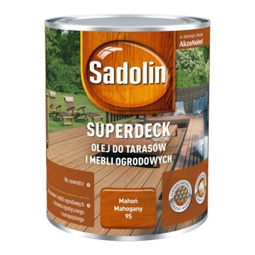 Масло для террас Sadolin SUPERDECK 2,5 л красное дерево