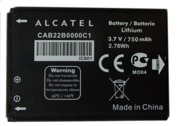 ОРГАНИЧЕСКАЯ БАТАРЕЯ ALCATEL CAB22B0000C1 OT-356 ONE TOUCH