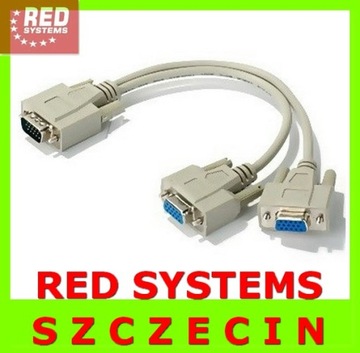 Разветвитель 2 x VGA XGA DSUB Разветвитель Щецин v3