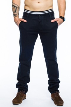 SPODNIE MĘSKIE CHINOSY VANKEL JEANS 561B- 98cm/L32