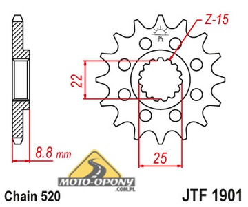 Комплект привода KTM 125 SX Super Reinforced GOLD