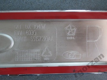 фото thumb №3, Jeep cherokee 2008- планка зовнішня двері правих перед хром 55157210aa