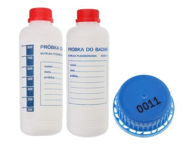 butelka plombowana do próbek 1000 ml, 50 szt.