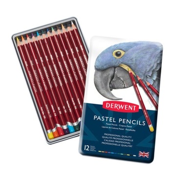 DERWENT Pastel Pencils 12. Набор пастельных мелков