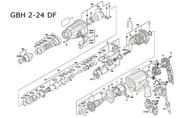 Приводной подшипник Bosch GBH 2400 GBH 2-26 DFR GBH 2-24 BH 2-26 F GBH 36 V-LI