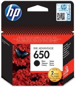 ОРИГИНАЛЬНЫЙ HP 650 ЧЕРНЫЕ ЧЕРНИЛА CZ101AE DESKJET 2515 3515