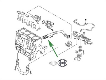 Заглушка EGR VW Jetta Polo 1.2 1.6 2.0 TDi CR 2 с Common Rail gen.