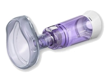 PHILIPS Komora TUBA INHALACYJNA OPTICHAMBER + maska M ŚREDNIA