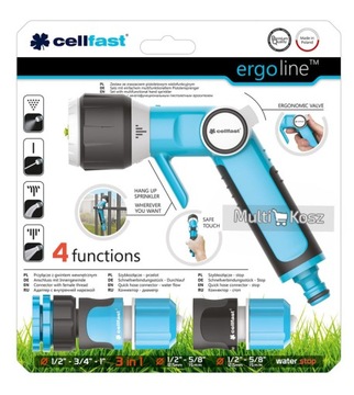 Набор мультипистолетов CELLFAST ERGO 1/2 53-530