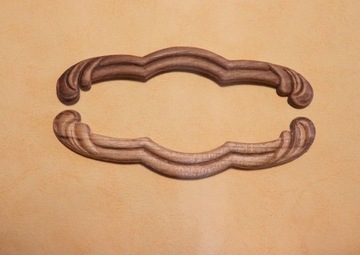 Dekor 14x3,5cm, ornament, sztukateria 2szt- D065