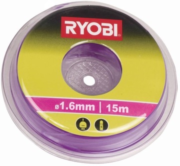 Леска для резки RYOBI 1,6 мм, 15 м для кустореза