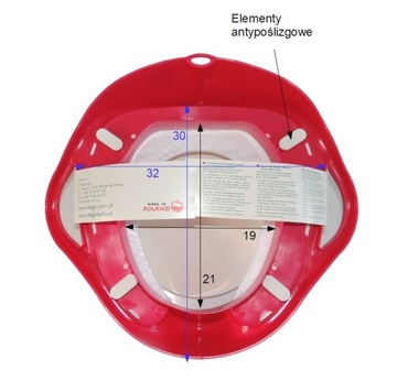 NAKŁADKA SEDESOWA MIĘKKA + PODNÓŻEK PODEST TOALETA